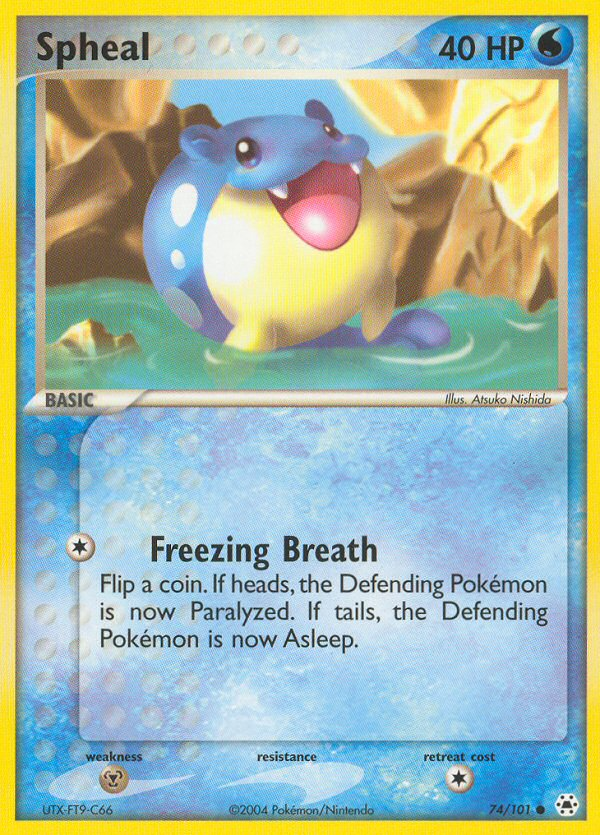 Spheal (74/101) [EX: Hidden Legends] | Odin's Place