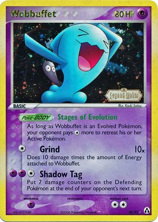 Wobbuffet (28/92) (Stamped) [EX: Legend Maker] | Odin's Place