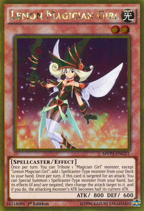 Lemon Magician Girl [MVP1-ENG51] Gold Rare | Odin's Place