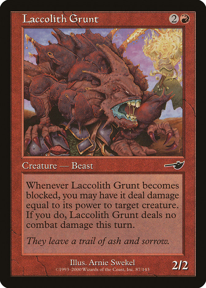 Laccolith Grunt (87) [Nemesis] | Odin's Place