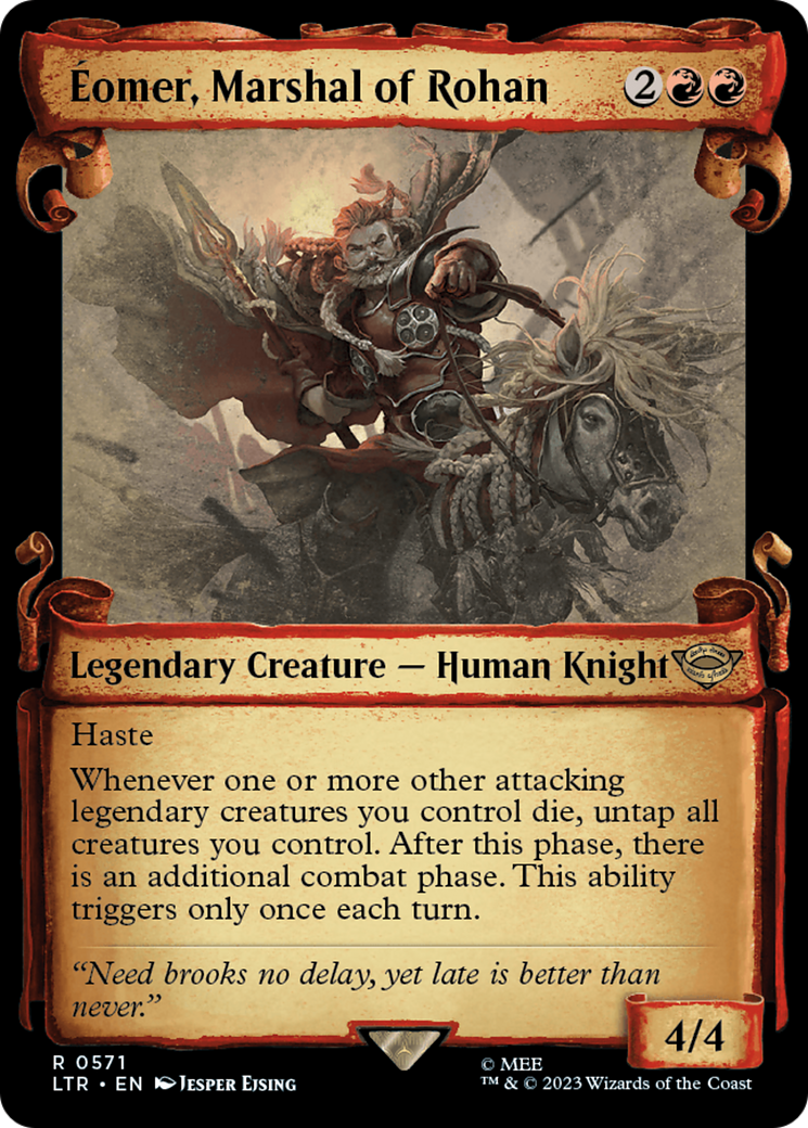 Eomer, Marshal of Rohan [The Lord of the Rings: Tales of Middle-Earth Showcase Scrolls] | Odin's Place
