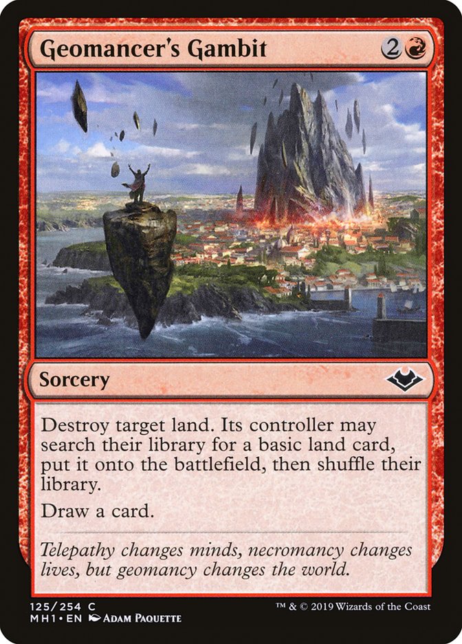 Geomancer's Gambit (125) [Modern Horizons] | Odin's Place
