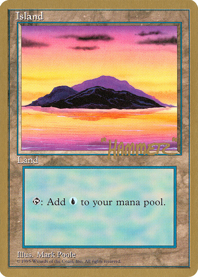 Island (shr368) (Shawn "Hammer" Regnier) [Pro Tour Collector Set] | Odin's Place