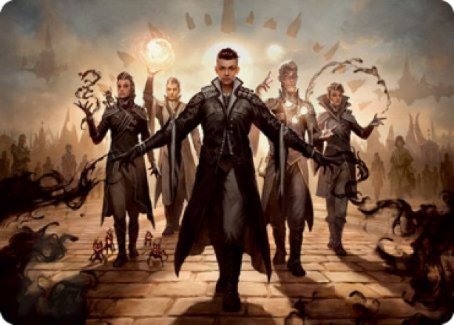Silverquill Command Art Card [Strixhaven: School of Mages Art Series] | Odin's Place