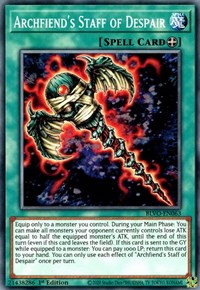 Archfiend's Staff of Despair [BLVO-EN063] Common | Odin's Place