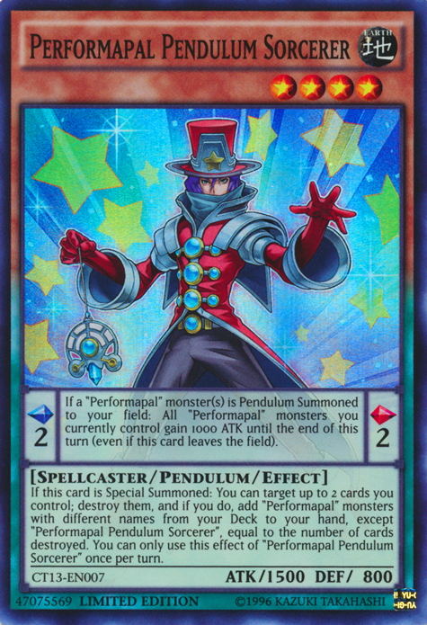Performapal Pendulum Sorcerer [CT13-EN007] Super Rare | Odin's Place