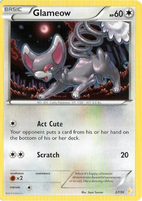 Glameow (27/30) [XY: Trainer Kit 3 - Pikachu Libre] | Odin's Place