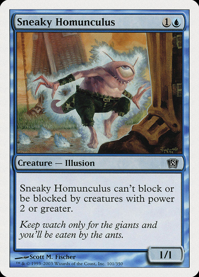 Sneaky Homunculus (101) [Eighth Edition] | Odin's Place