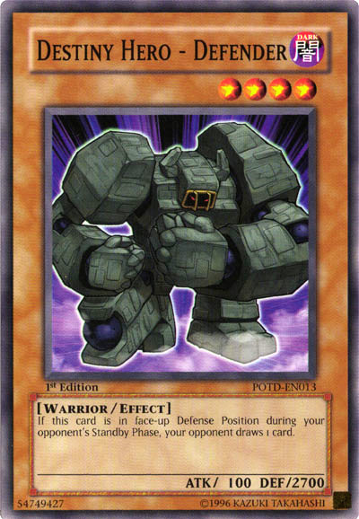 Destiny Hero - Defender [POTD-EN013] Common | Odin's Place