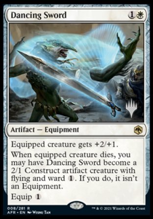 Dancing Sword (Promo Pack) [Dungeons & Dragons: Adventures in the Forgotten Realms Promos] | Odin's Place