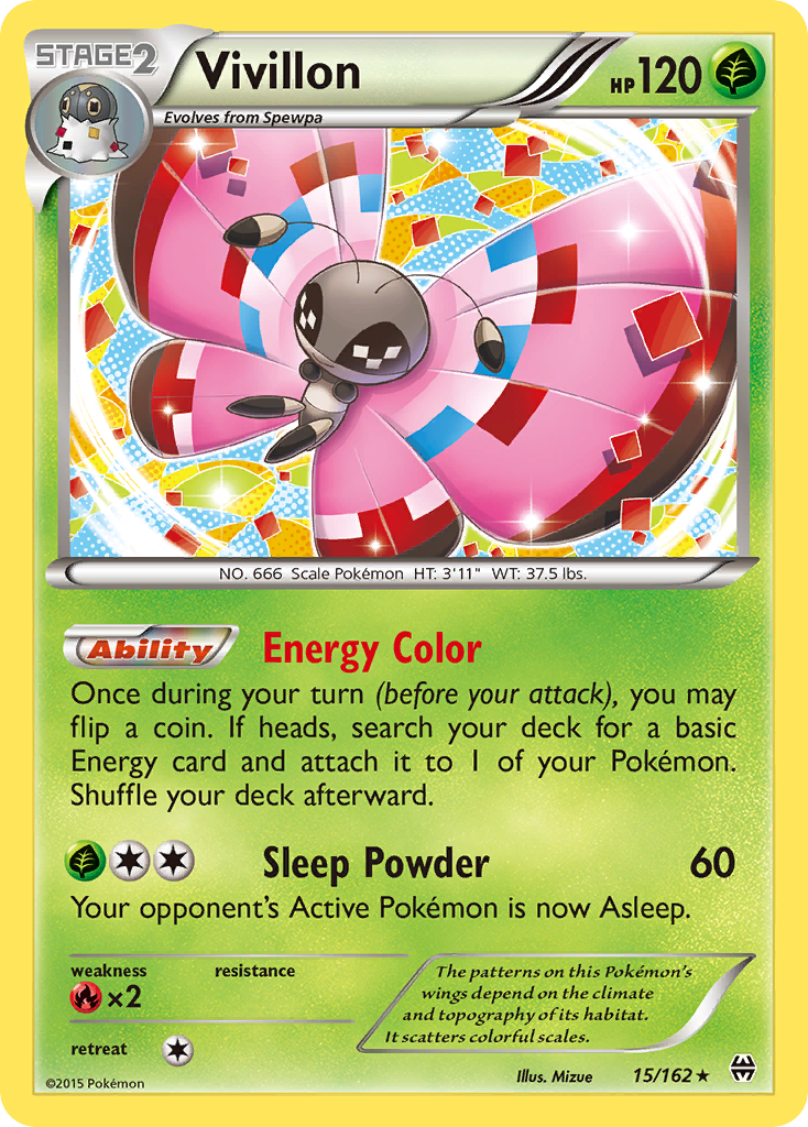 Vivillon (15/162) [XY: BREAKthrough] | Odin's Place
