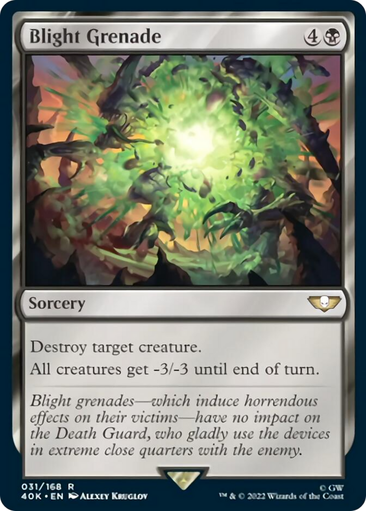 Blight Grenade (Surge Foil) [Warhammer 40,000] | Odin's Place
