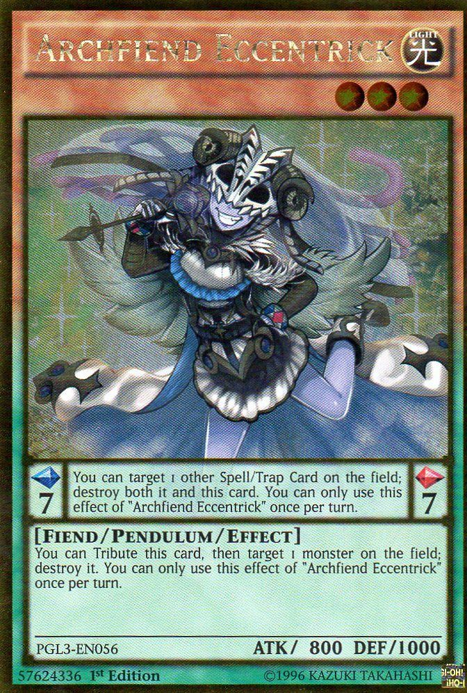 Archfiend Eccentrick [PGL3-EN056] Gold Rare | Odin's Place
