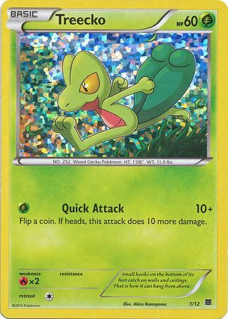Treecko (1/12) [McDonald's Promos: 2015 Collection] | Odin's Place