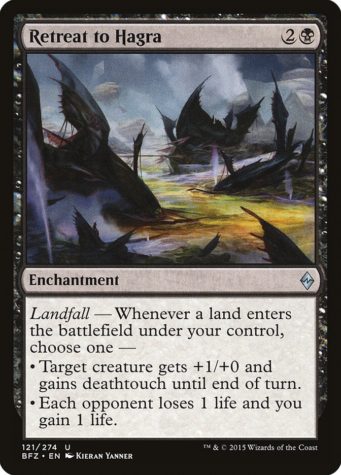 Retreat to Hagra (121) [Battle for Zendikar] | Odin's Place