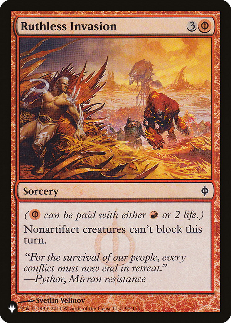 Ruthless Invasion [The List] | Odin's Place