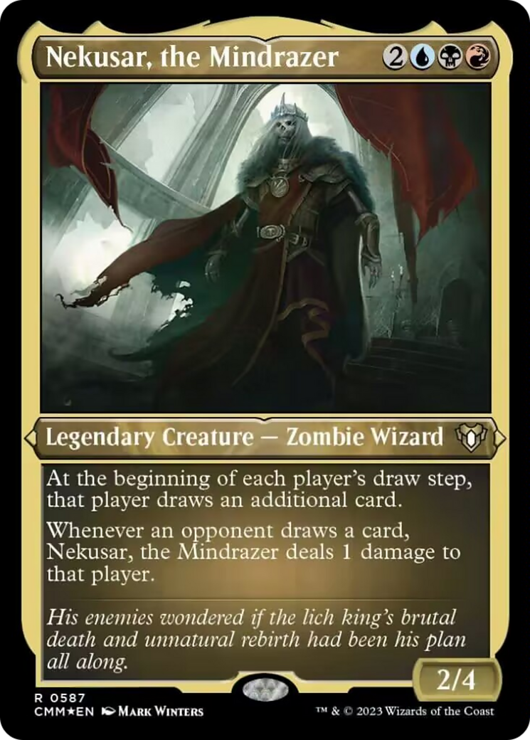 Nekusar, the Mindrazer (Foil Etched) [Commander Masters] | Odin's Place