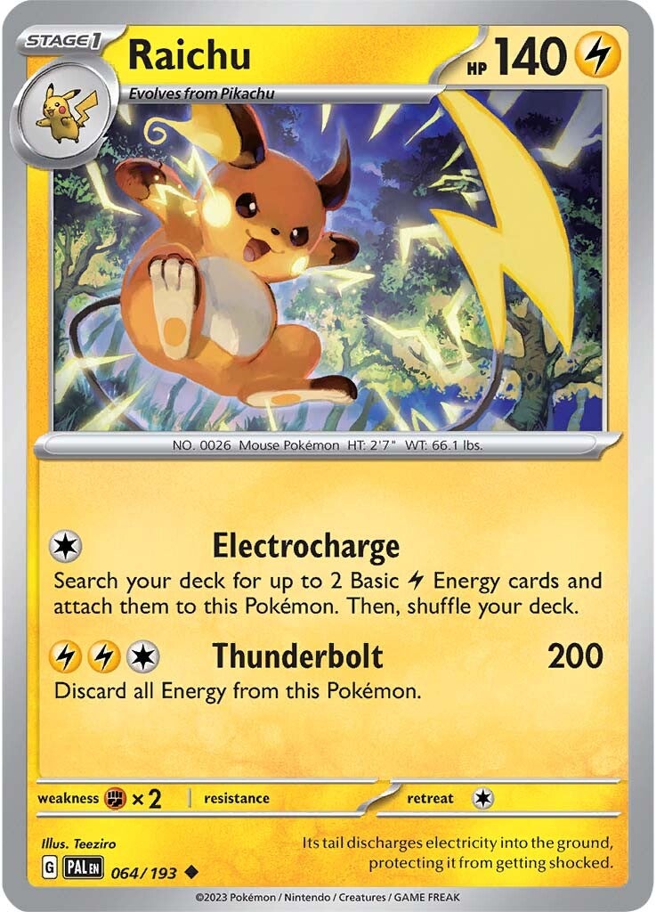 Raichu (064/193) [Scarlet & Violet: Paldea Evolved] | Odin's Place