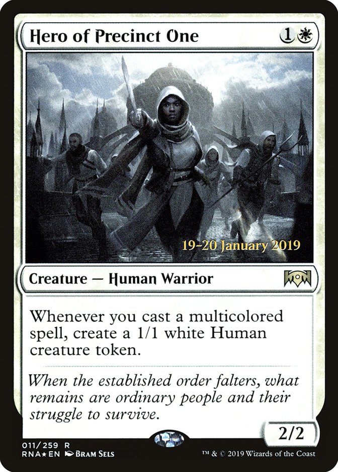 Hero of Precinct One (11) [Ravnica Allegiance Prerelease Promos] | Odin's Place