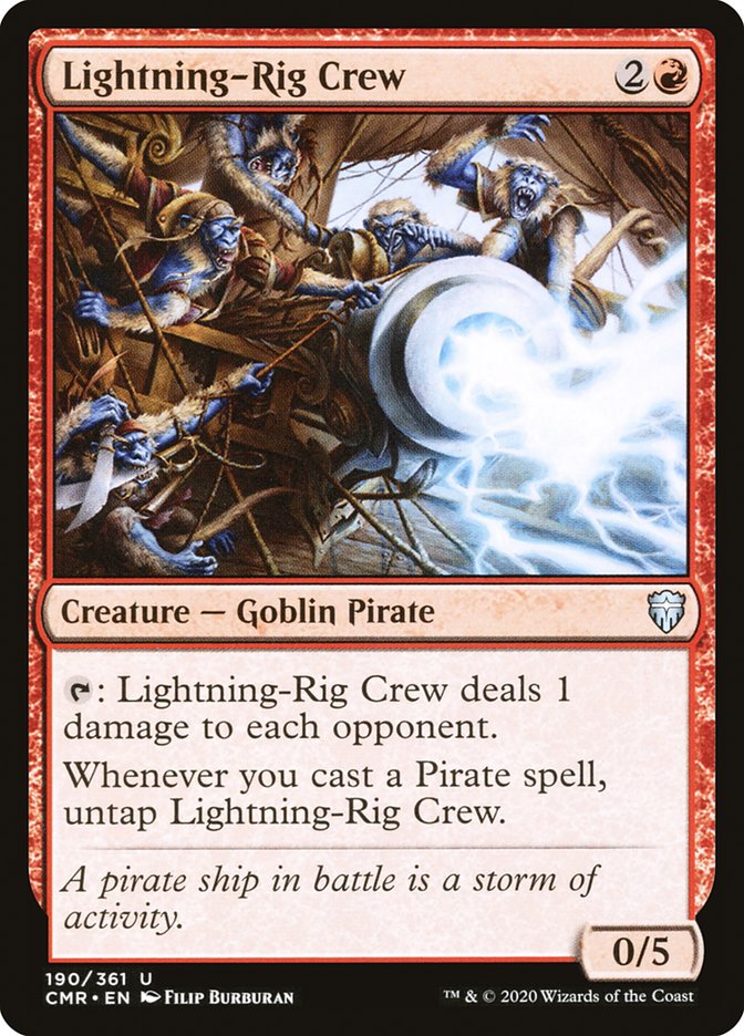Lightning-Rig Crew [Commander Legends] | Odin's Place