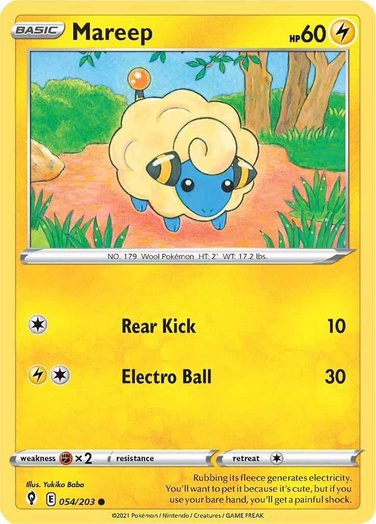 Mareep (054/203) [Sword & Shield: Evolving Skies] | Odin's Place