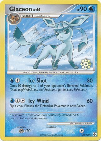 Glaceon (20/100) [Countdown Calendar Promos] | Odin's Place