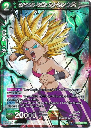 Unstoppable Ambition Super Saiyan Caulifla (BT3-078) [Cross Worlds] | Odin's Place