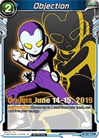 Objection (Origins 2019) (BT1-052_PR) [Tournament Promotion Cards] | Odin's Place