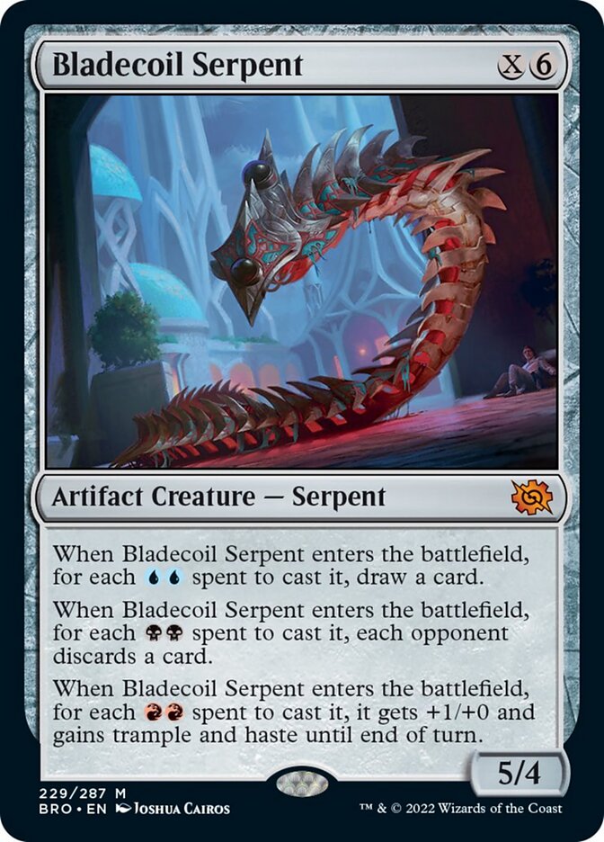 Bladecoil Serpent [The Brothers' War] | Odin's Place