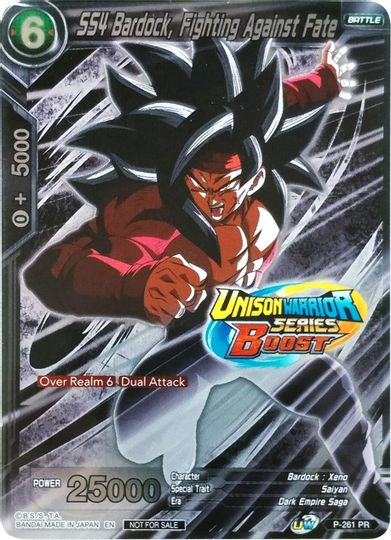 SS4 Bardock, Fighting Against Fate (Event Pack 08) (P-261) [Tournament Promotion Cards] | Odin's Place