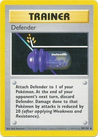 Defender (80/102) [Base Set Shadowless Unlimited] | Odin's Place