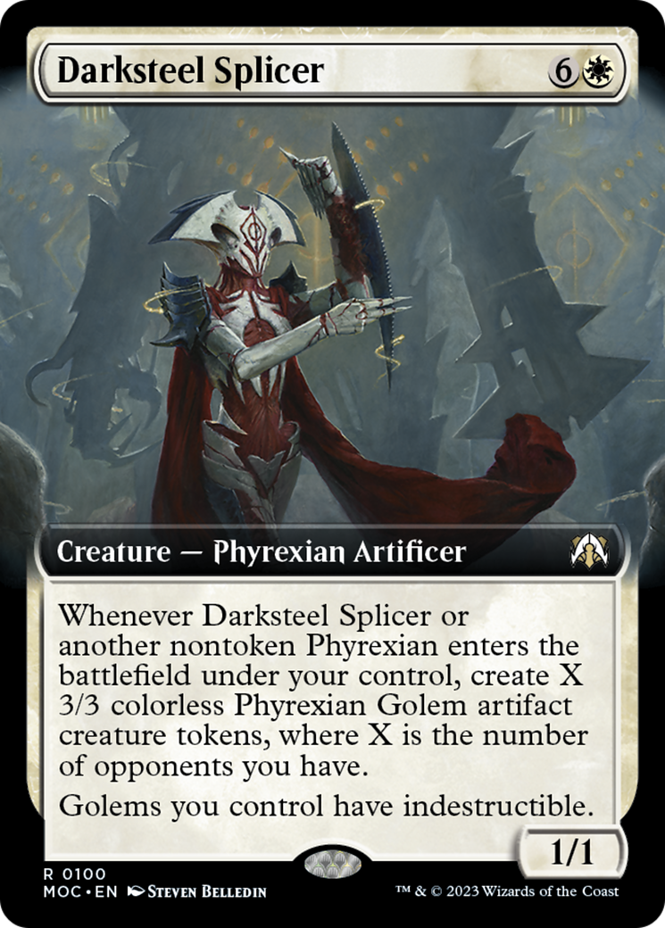 Darksteel Splicer (Extended Art) [March of the Machine Commander] | Odin's Place