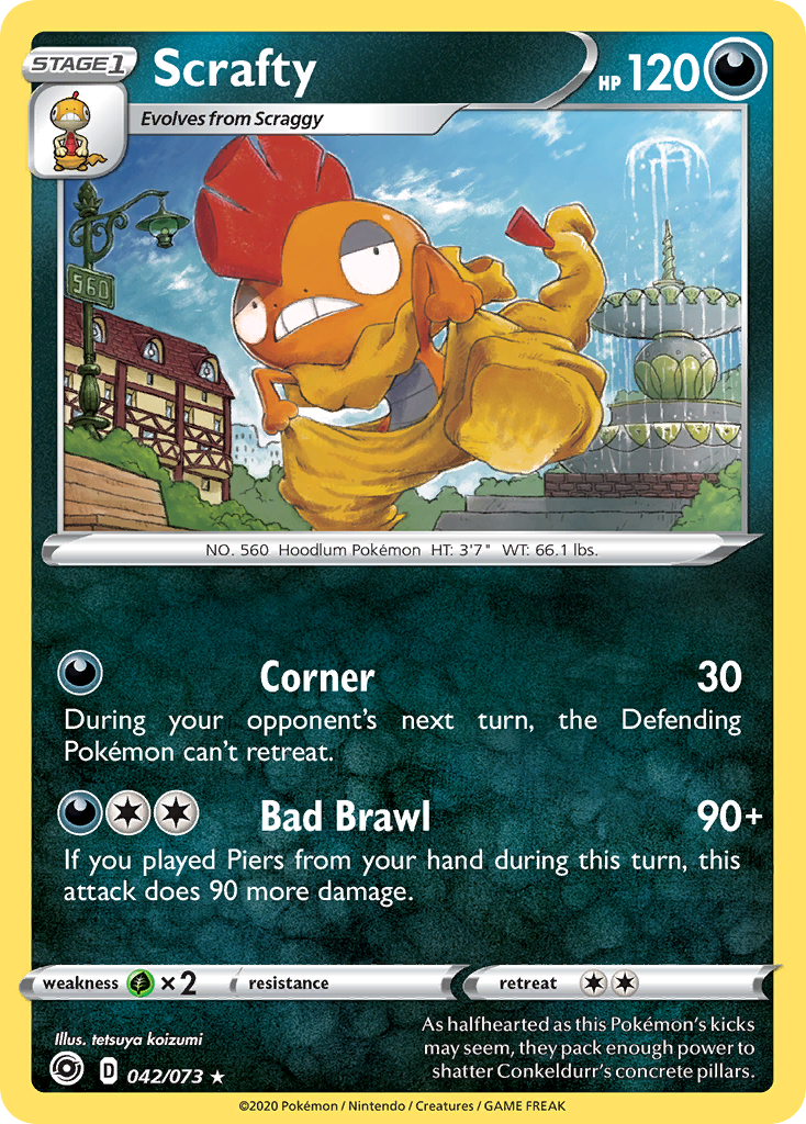 Scrafty (042/073) [Sword & Shield: Champion's Path] | Odin's Place