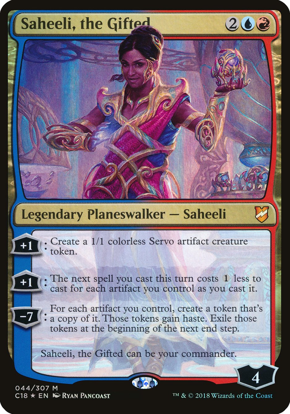 Saheeli, the Gifted (44) (Oversized) [Commander 2018 Oversized] | Odin's Place
