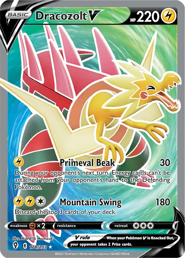Dracozolt V (178/203) [Sword & Shield: Evolving Skies] | Odin's Place