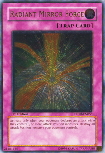 Radiant Mirror Force [FOTB-EN055] Ultimate Rare | Odin's Place