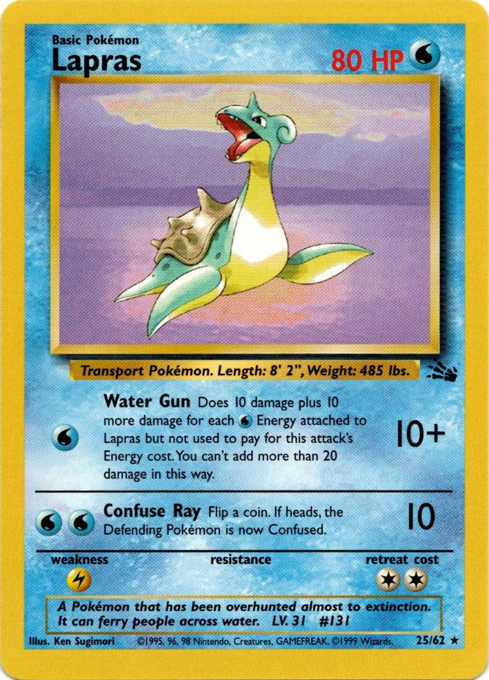 Lapras (25/62) [Fossil Unlimited] | Odin's Place
