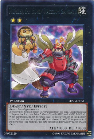 Number 64: Ronin Raccoon Sandayu [SHSP-EN051] Rare | Odin's Place