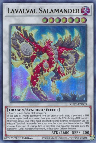 Lavalval Salamander [GFTP-EN003] Ultra Rare | Odin's Place