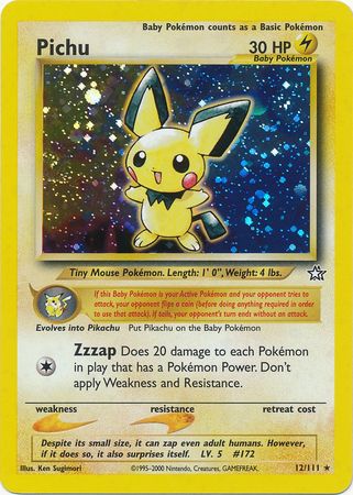 Pichu (12/111) [Neo Genesis Unlimited] | Odin's Place