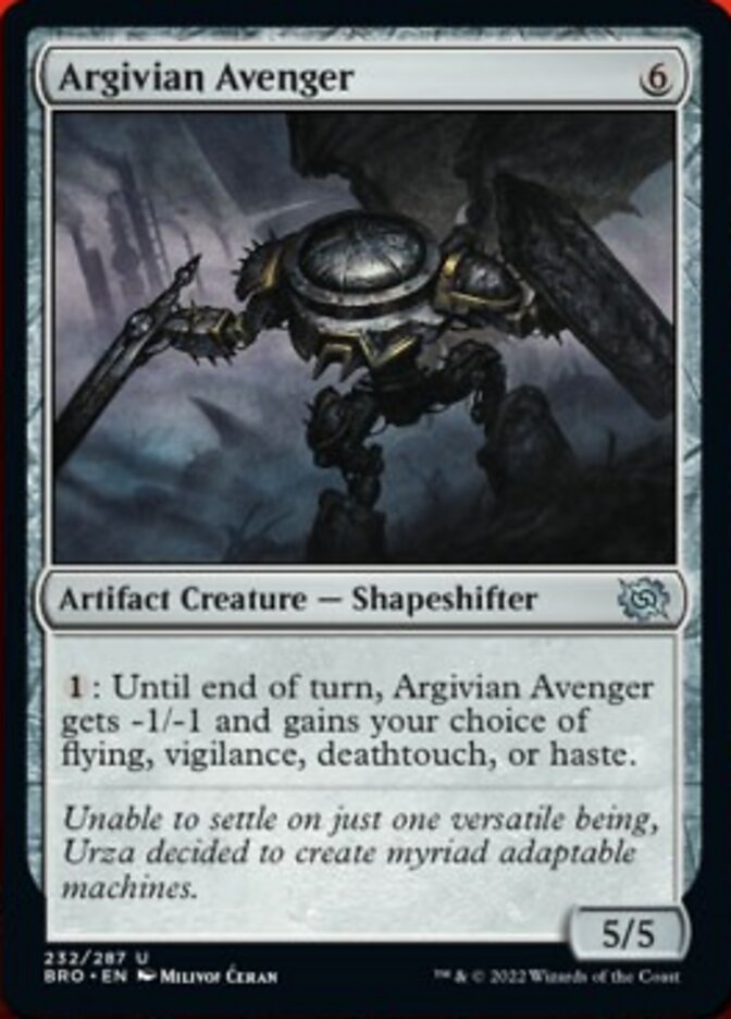 Argivian Avenger [The Brothers' War] | Odin's Place