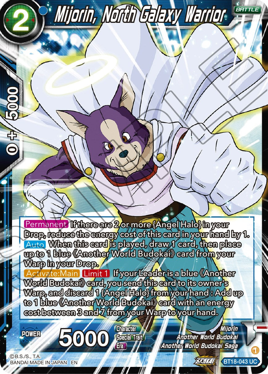 Mijorin, North Galaxy Warrior (BT18-043) [Dawn of the Z-Legends] | Odin's Place