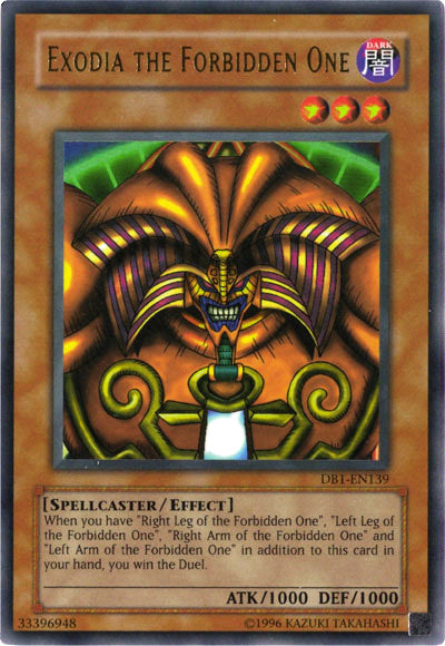 Exodia the Forbidden One [DB1-EN139] Ultra Rare | Odin's Place