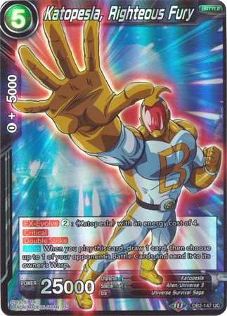 Katopesla, Righteous Fury (Reprint) (DB2-147) [Battle Evolution Booster] | Odin's Place