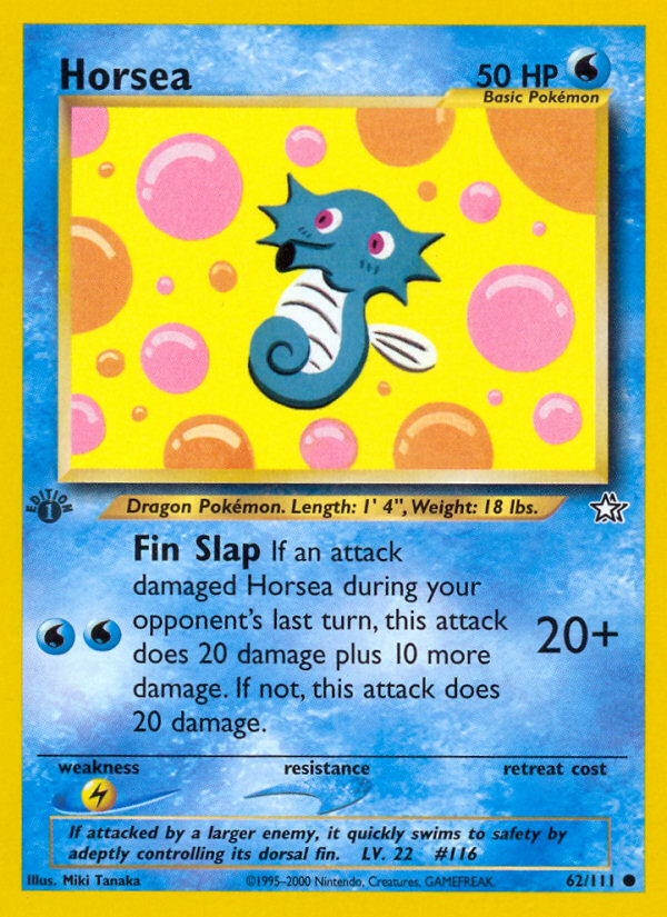 Horsea (62/111) [Neo Genesis 1st Edition] | Odin's Place