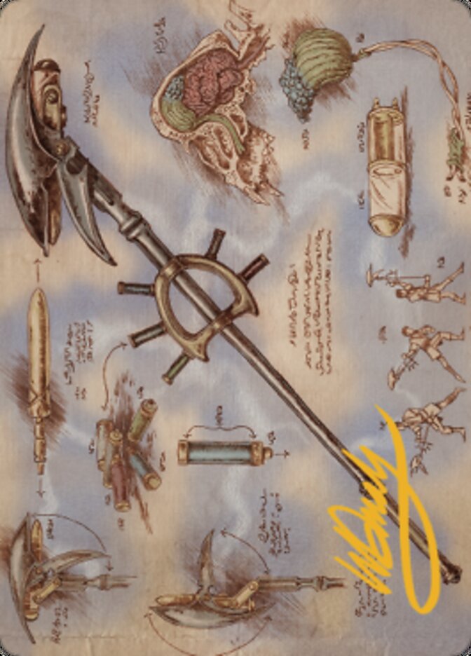 Staff of Domination Art Card (Gold-Stamped Signature) [The Brothers' War Art Series] | Odin's Place