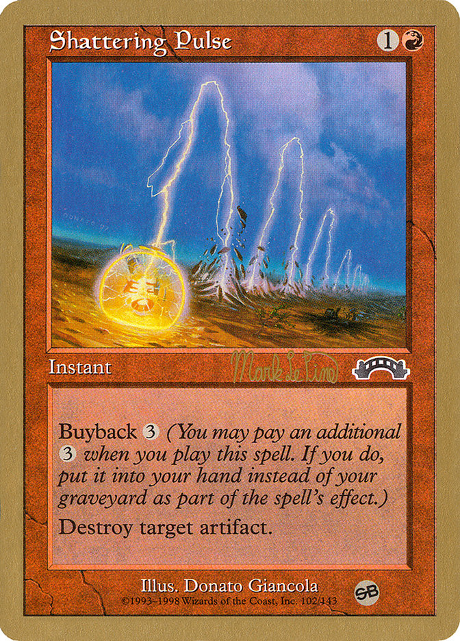 Shattering Pulse (Mark Le Pine) (SB) [World Championship Decks 1999] | Odin's Place