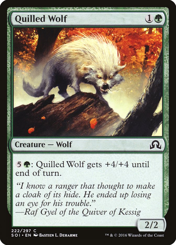 Quilled Wolf (222) [Shadows over Innistrad] | Odin's Place