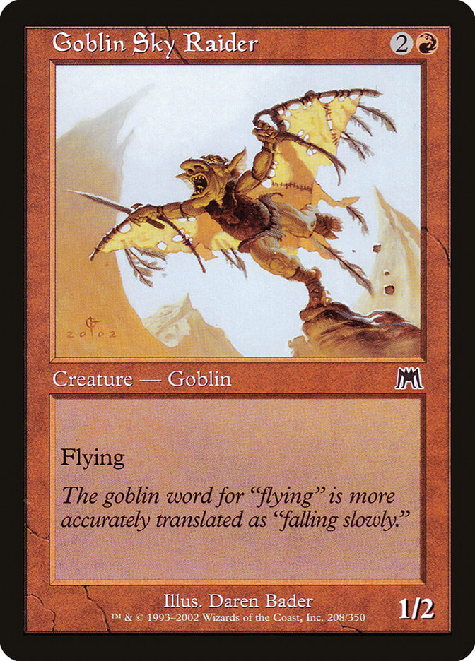 Goblin Sky Raider (208) [Onslaught] | Odin's Place