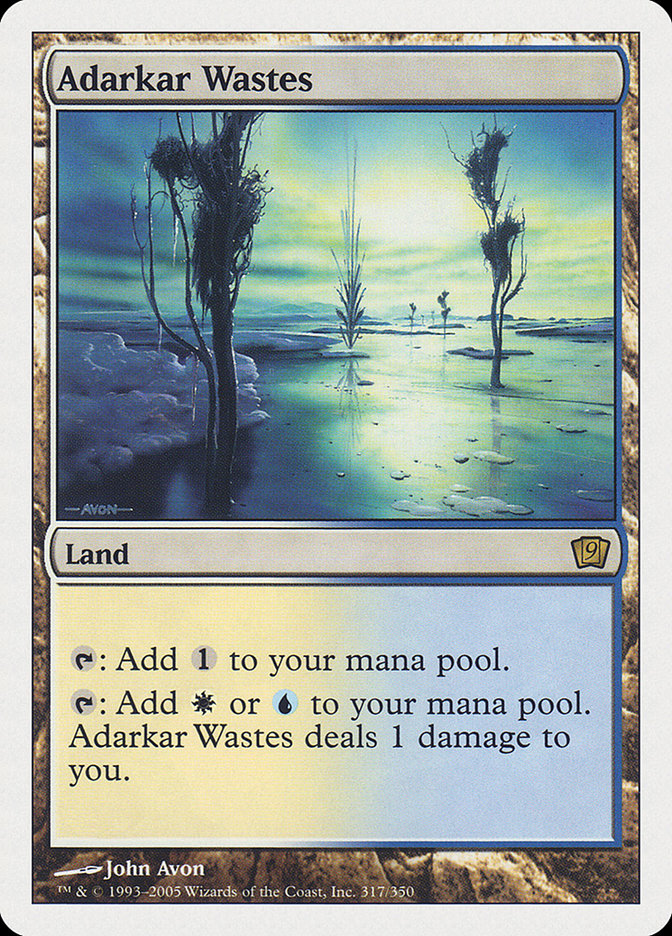 Adarkar Wastes (317) [Ninth Edition] | Odin's Place
